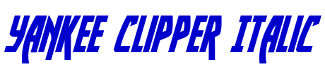 Yankee Clipper Italic フォント